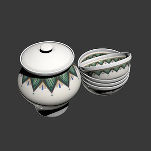 3d ukrainian pottery model