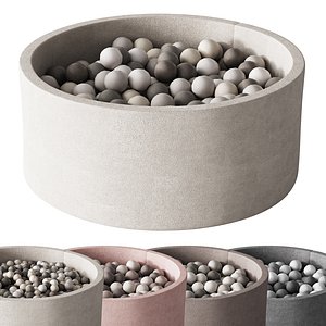 3D 391 CB2 Baby and Toddler Natural Pop-Up Ball Pit