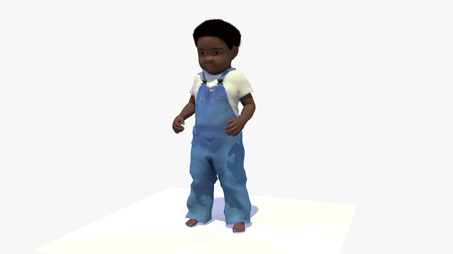 3D model STATIC STANDING  AFRO BABY https://p.turbosquid.com/ts-thumb/Xo/E4MpZS/cd/staticafrobabyturntablejpeganim1/jpg/1650279836/1920x1080/turn_fit_q99/35935abeb14fa9b66d2bd4f33dbc162ab1d833a9/staticafrobabyturntablejpeganim1-1.jpg