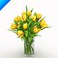Yellow Tulips in vase