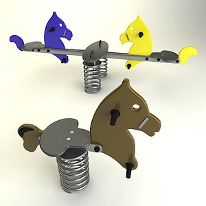 Horse seesaw