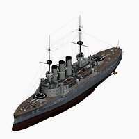 Battleship Deutschland Class Imperial German Navy