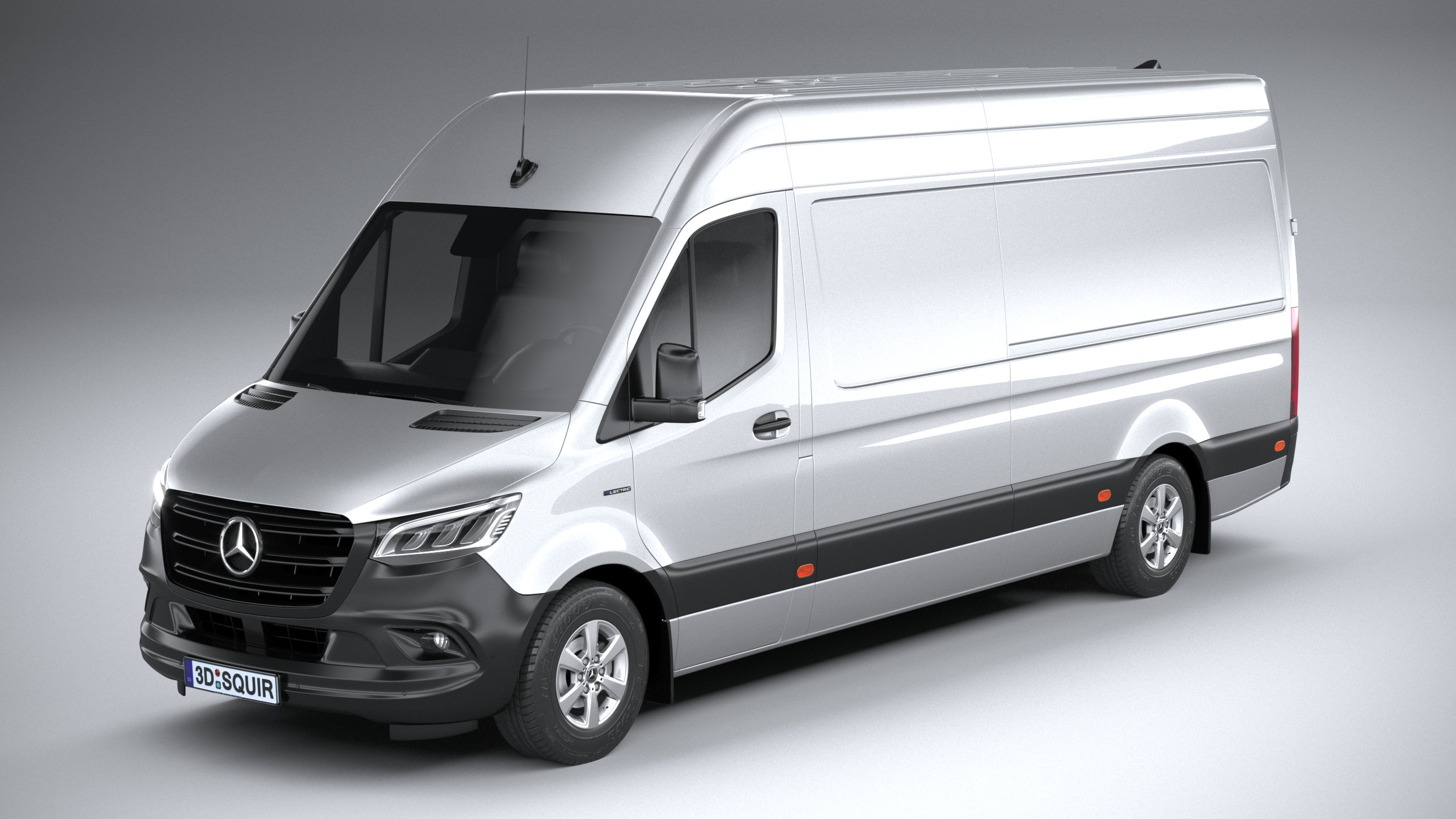 modelo 3d Mercedes-Benz Sprinter Furgoneta Larga 2025 - TurboSquid 2415195