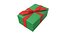 3D real gift boxes ribbon model