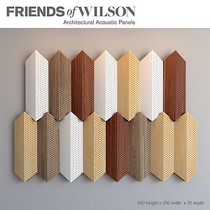 acoustic panels 3d model