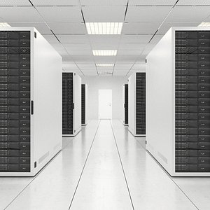 White Server Room