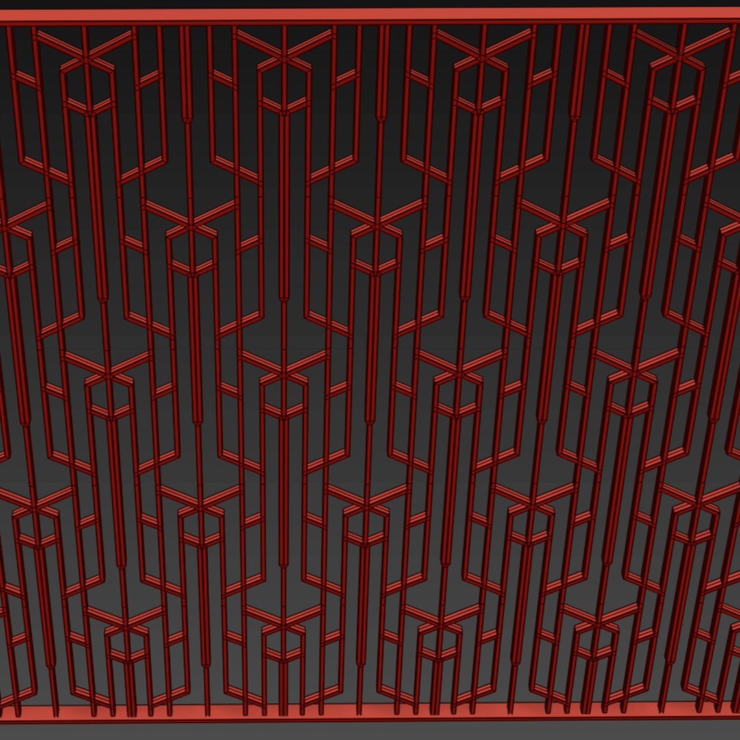 Decorative Partition Set 69 Model - TurboSquid 1594978