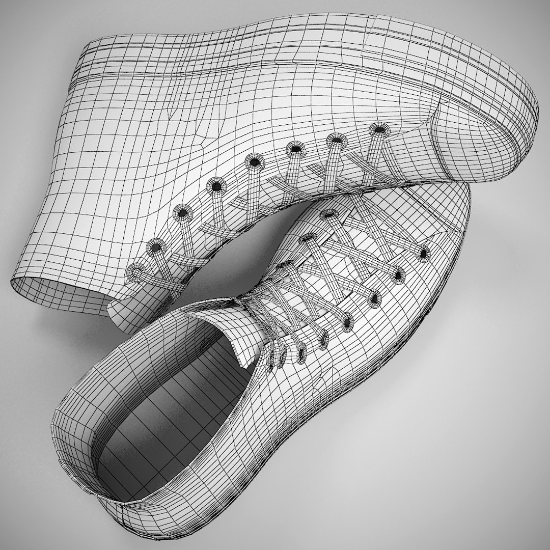 3d Model Of Converse Stars