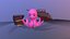 Animation de plate-forme de poulpe