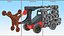 3D Tree Cutter Machine model