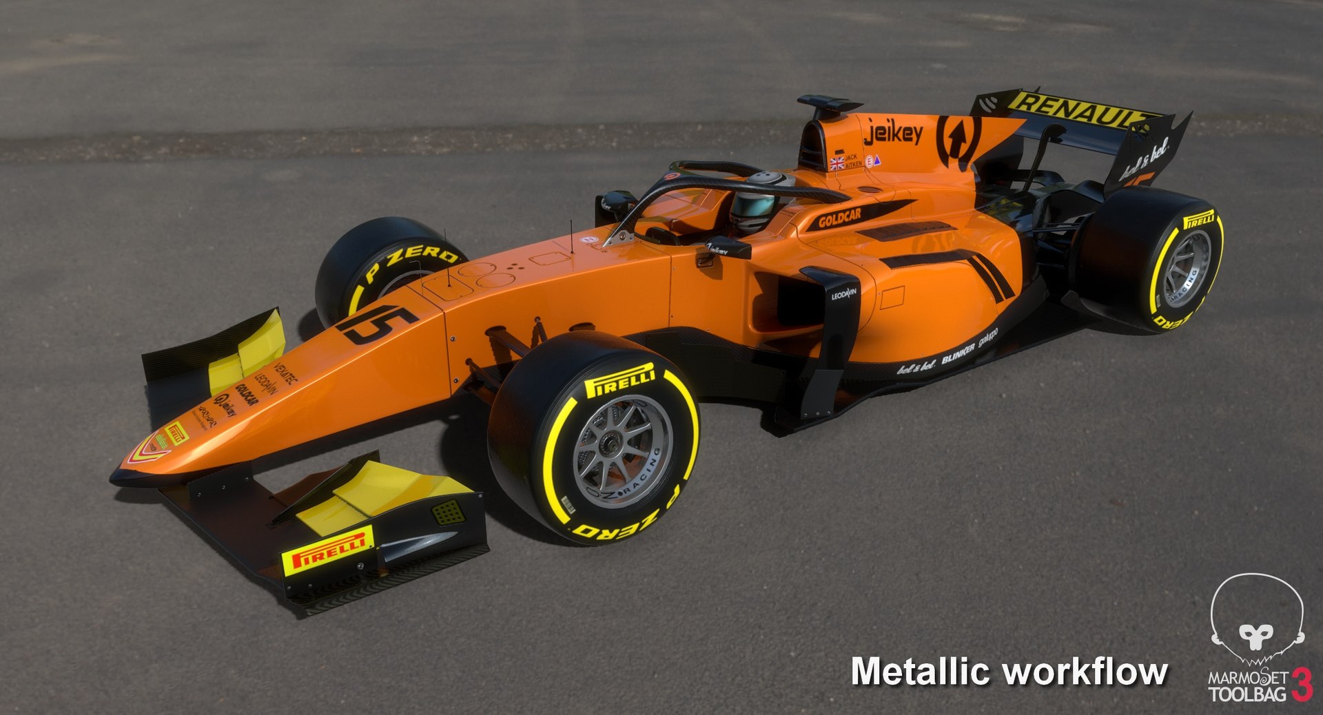 3D campos racing 15 f2 model - TurboSquid 1416458