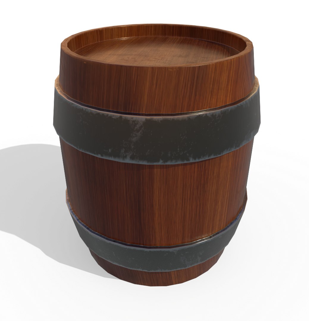 Barrel Cask 3D TurboSquid 1390677   Barrell001a 