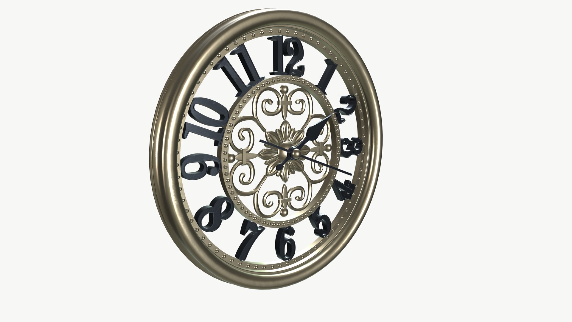 Wall Clock 3D Model - TurboSquid 2350606