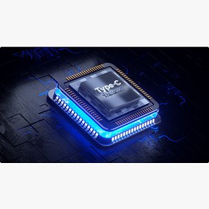 3D C4D Octane chip  Vision Pro  scene CPU chip structure transmit chip model
