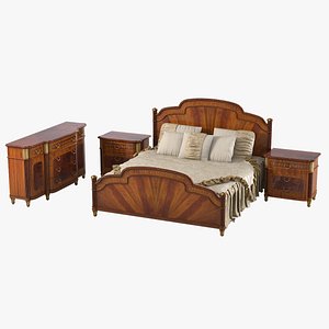 armando rho bedroom set 3d model