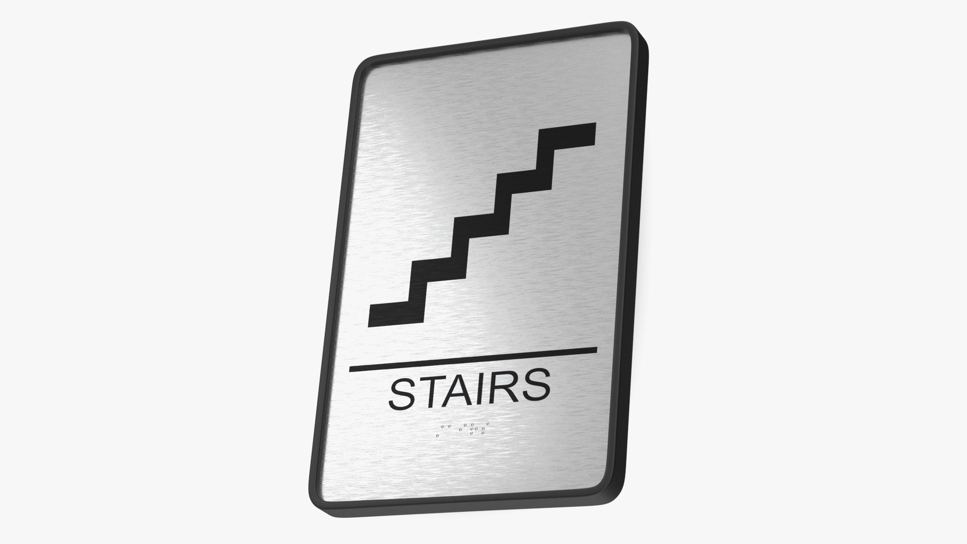 Stairs Sign 3D model preview