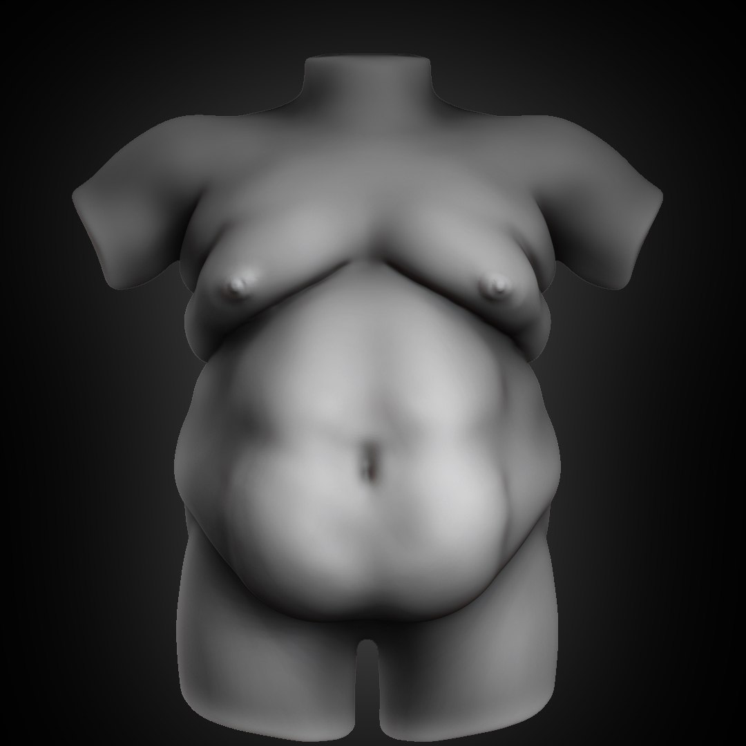 3D Model Fat Torso - TurboSquid 1711124