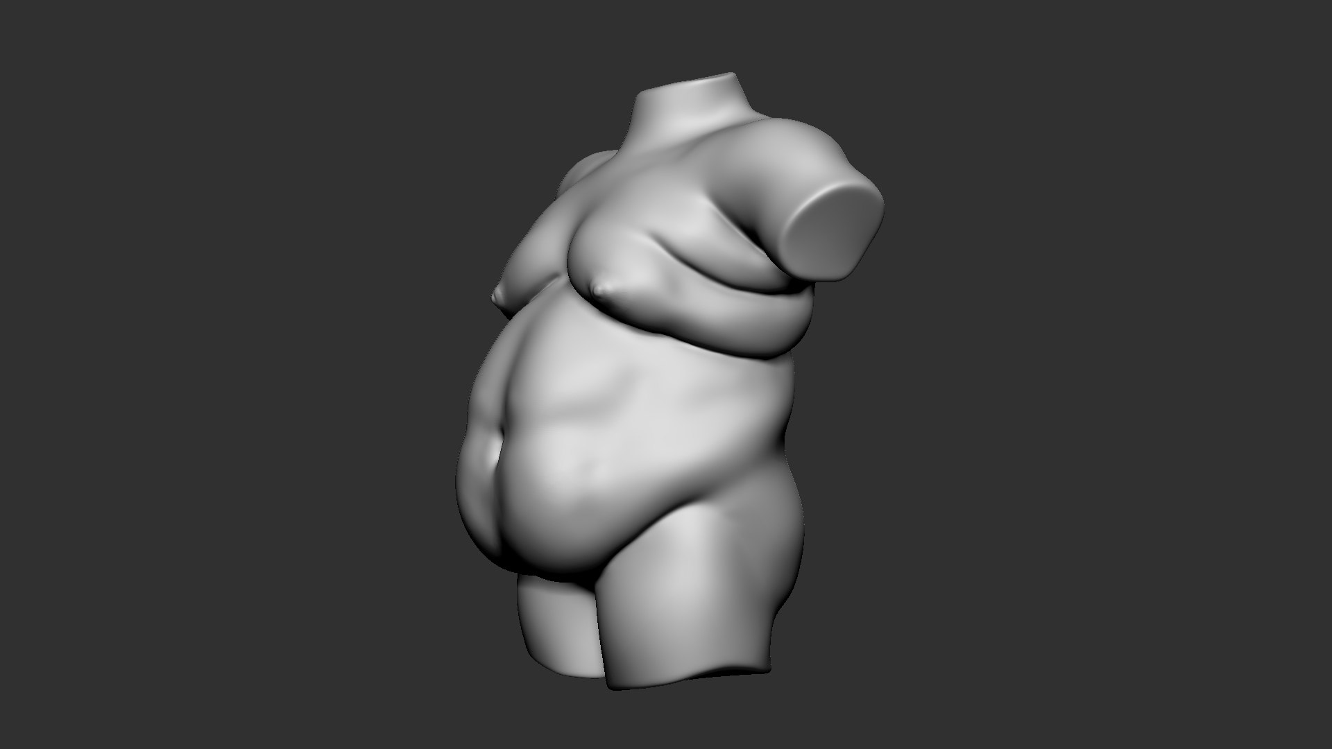 3D Model Fat Torso - TurboSquid 1711124