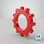 3D Gear Symbol