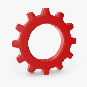 3D Gear Symbol