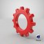 3D Gear Symbol
