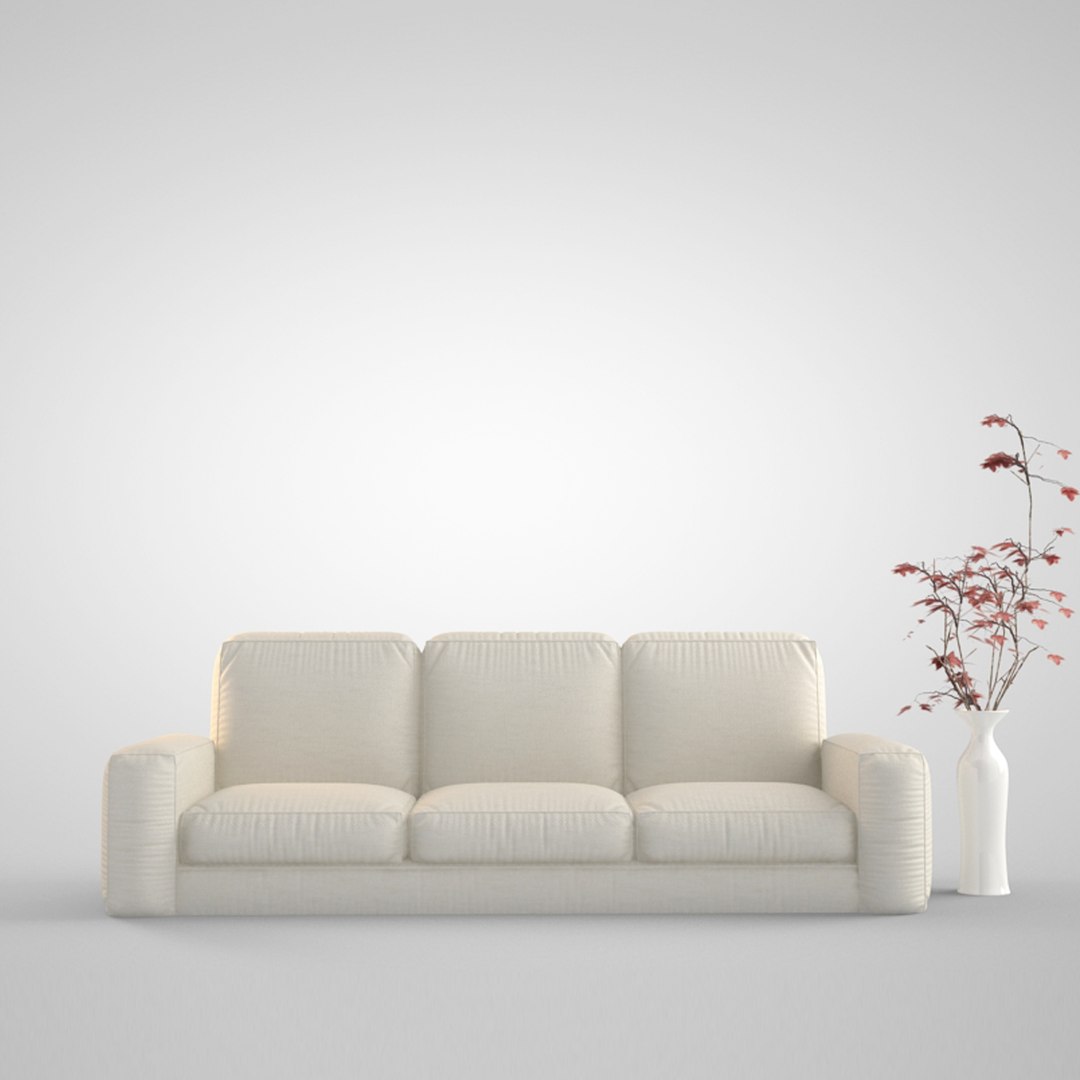 3d model sofa modeled