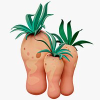 Cartoon Coral Seaweed Favia PBR