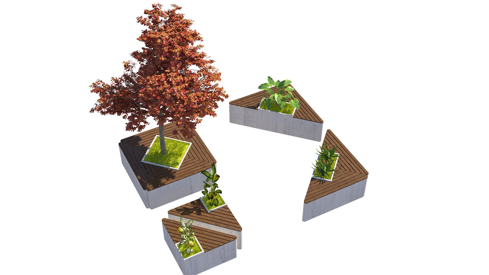 3D Modular Triangle Park Bench with Planters 3D Mode https://p.turbosquid.com/ts-thumb/Xp/8rZhgv/1u/render2/jpg/1771422489/1920x1080/fit_q87/946441fc12253f332b1909d6bf70d5b31231215e/render2.jpg