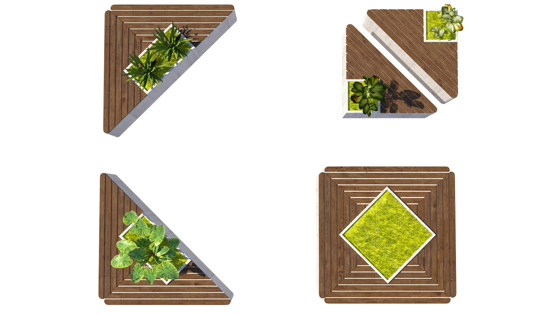 3D Modular Triangle Park Bench with Planters 3D Mode https://p.turbosquid.com/ts-thumb/Xp/8rZhgv/35/render4/jpg/1771422492/1920x1080/fit_q87/603f7501fe767095aa6965c32f0e3ee94672caff/render4.jpg