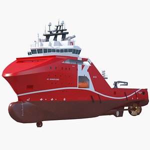 Offshore Supply Ship KL Sandefjord 3D