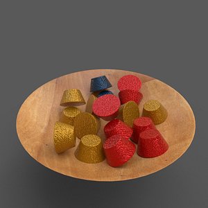 3D plate bowl candies