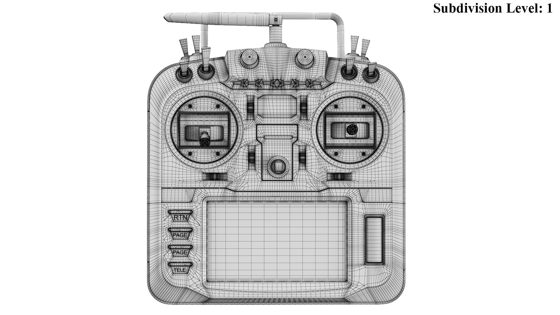 Detailed FPV Drone Controller model https://p.turbosquid.com/ts-thumb/Xp/ETc8FW/Jo/10/jpg/1761297700/1920x1080/fit_q87/92c5e9e881adeb0d2f7a66698b64e8b16ae1b5f7/10.jpg