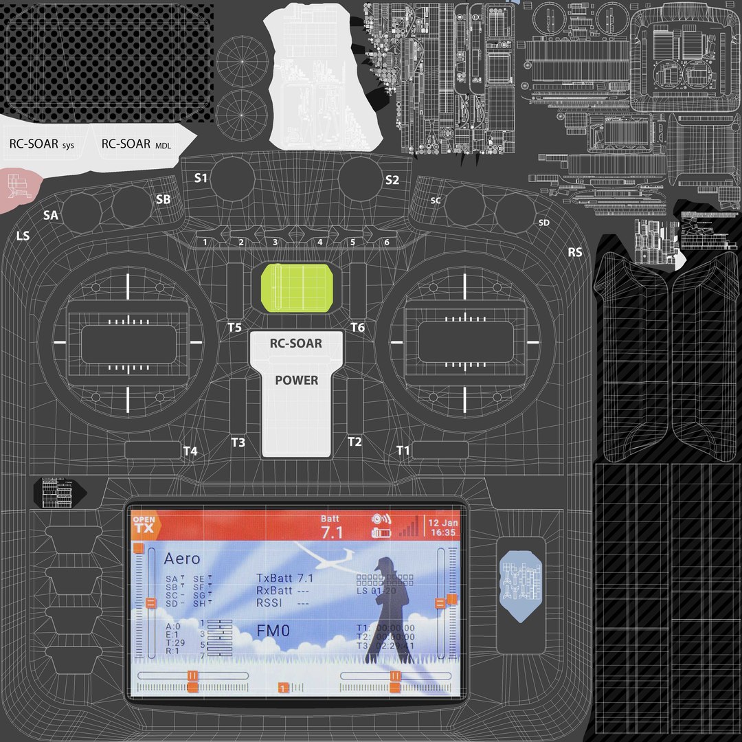 Detailed FPV Drone Controller model https://p.turbosquid.com/ts-thumb/Xp/ETc8FW/fR/12/jpg/1761297703/1920x1080/fit_q87/e831276d529f54f67d63f53ebf9d063733d31fba/12.jpg