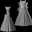 Female Front Slit Sleeveless Coral Evening Gown