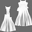 Female Front Slit Sleeveless Coral Evening Gown