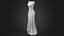 Female Front Slit Sleeveless Coral Evening Gown