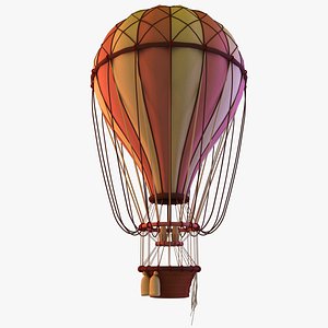 Hot air balloon 3D model