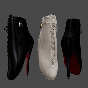 ballet heels 3D model