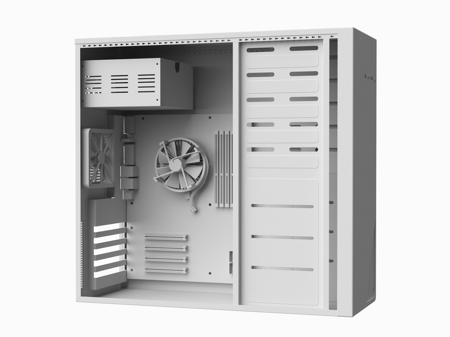 3D Model Computer Case 02 - TurboSquid 2059568