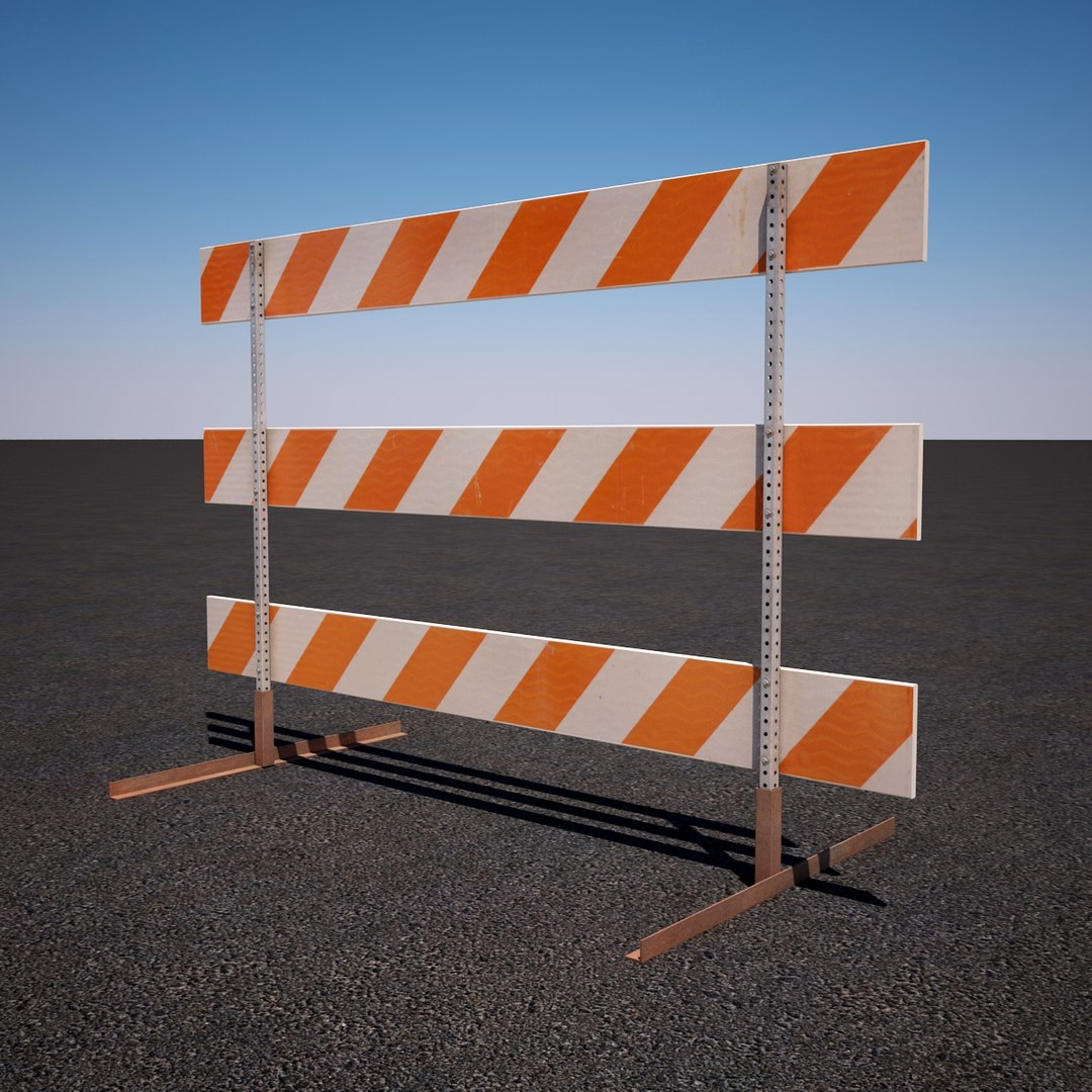 construction sign pack 3d max
