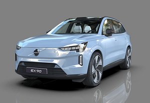 Volvo EX90 2023 HQinterior  3D model