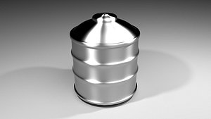 3D Steel Water Tank 3