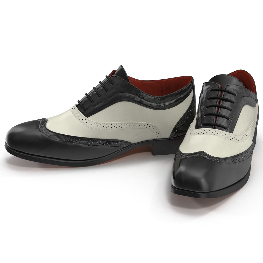 Wingtip Shoes 3D model preview