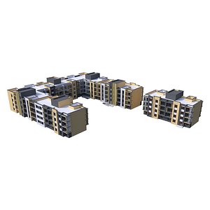 3D residential building model