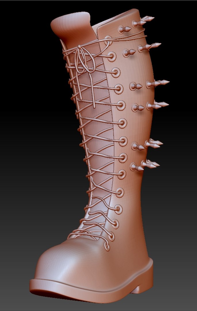 Rocking Boots 3d Obj
