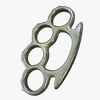 Brass Knuckles Low-poly Game Ready PBR
