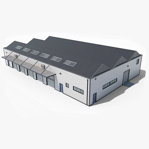 3D Industrial Building 23