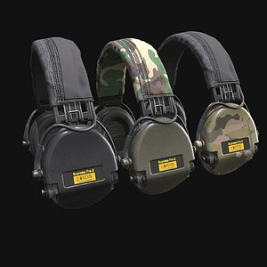 3D PBR gameready Sordin headset