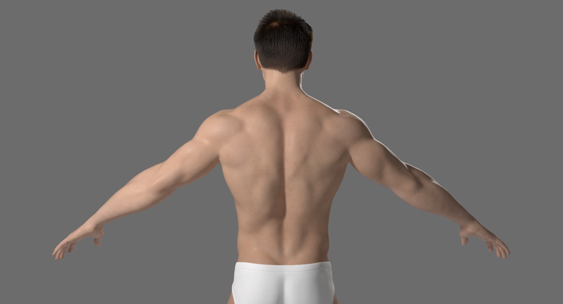 male mark 3d model