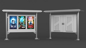 Digital Kiosk 3D model